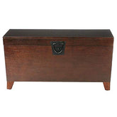 Fast Furnishings Contemporary Lift Top Coffee Table Trunk Espresso Finish